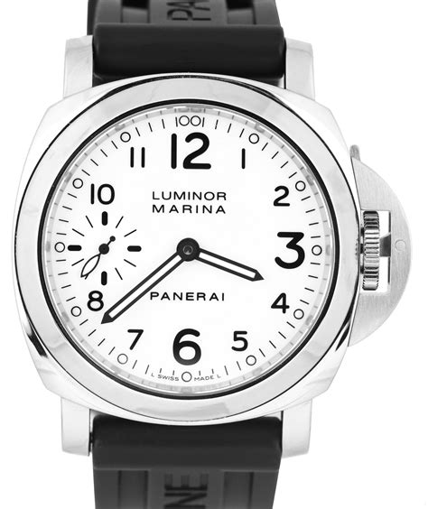 gen panerai 113 dial|Panerai Luminor Marina 44mm White Dial Watch PAM 113 .